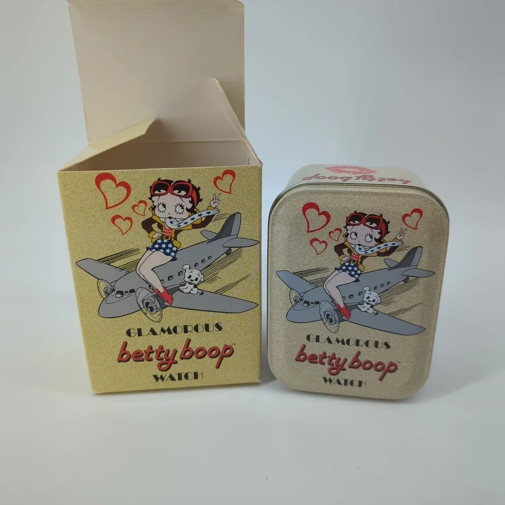 Glamorous Betty Boop Watch‎ Patriotic New In Box Watch Vintage Very Rare!
